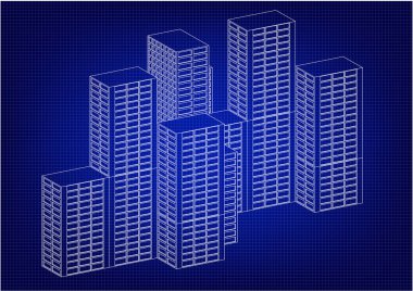 Beyaz gelecekçi gökdelenler