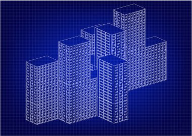 Beyaz gelecekçi gökdelenler