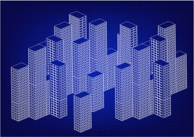 Beyaz gelecekçi gökdelenler