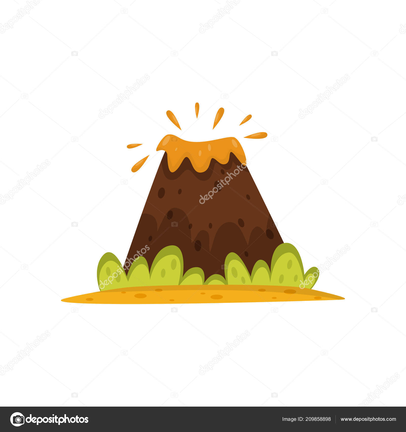 キラウエア火山ストックベクター ロイヤリティフリーキラウエア火山イラスト Depositphotos