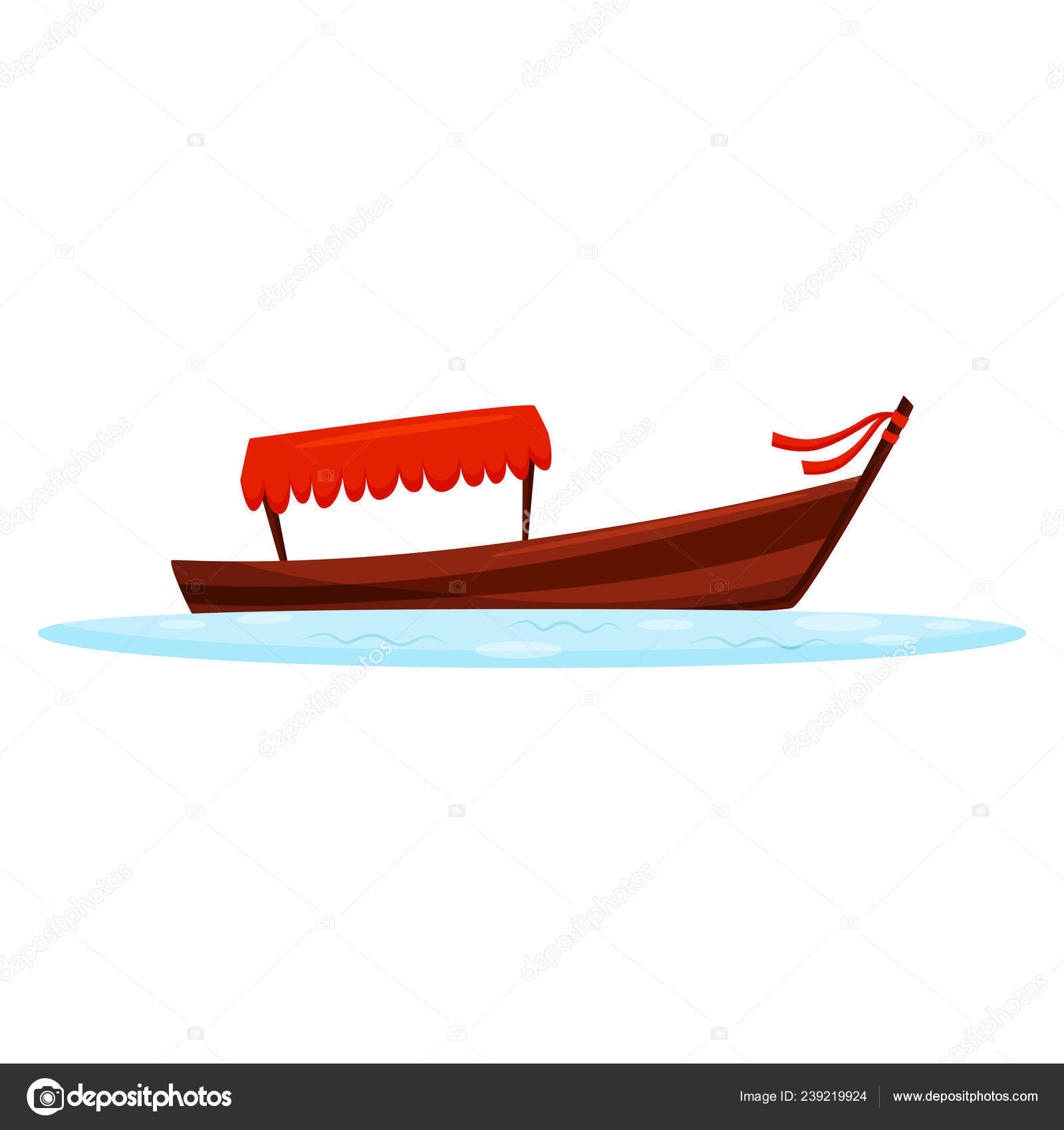 Bateau De Pêche Vietnamien Traditionnel Sur Leau Véhicule