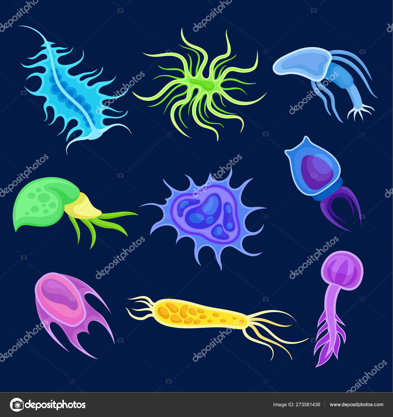 動物プランクトンストックベクター ロイヤリティフリー動物プランクトンイラスト Depositphotos