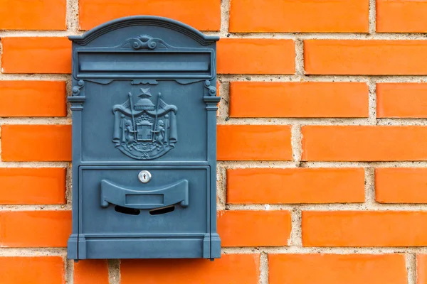 Hermoso Buzón Cuelga Esperando Periódicos Paquetes Cartas Amigos — Foto de Stock