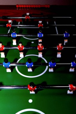 Ofis ve ev oyunu oynamak için araçları ile Arcade masa futbolu.