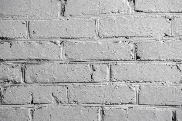 Texture of old white brick wall — Stock Photo, Image