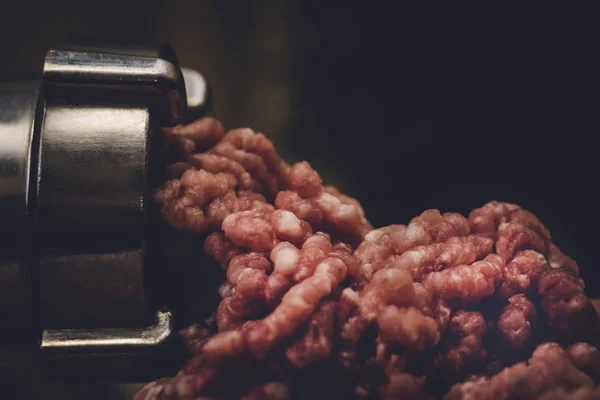 Hackfleisch-Zerkleinerer in Nahaufnahme — Stockfoto