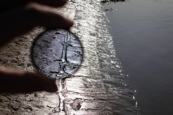 Polarizing filter for the camera — Stock Photo, Image