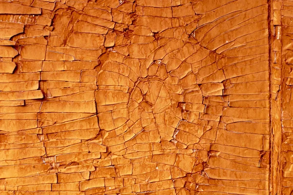 黄色の塗料クローズアップの古い木製の表面 — ストック写真