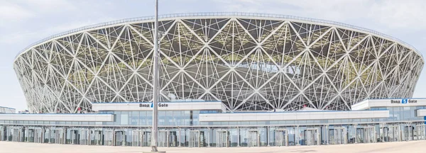23 de mayo de 2018 Volgogrado, Rusia. Nuevo estadio de fútbol Volgograd Arena . — Foto de Stock