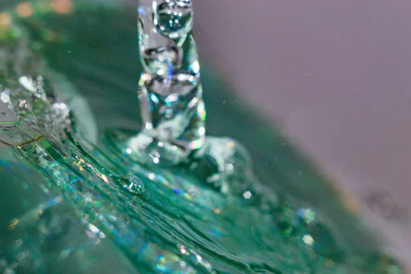 Пузыри воды крупным планом — стоковое фото