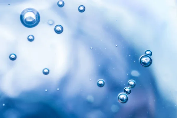 Buborékok víz alatti textúra absztrakció — Stock Fotó