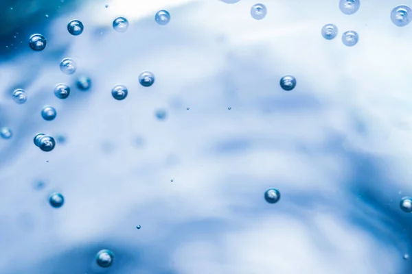 Bolhas sob abstração de textura de água — Fotografia de Stock