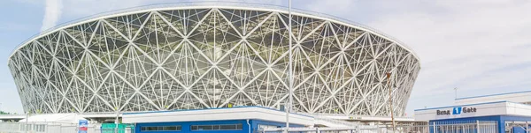 2018 년 5 월 23 일 . volgograd, Russia. 새로운 미식축구 경기장 볼고그라드 경기장. — 스톡 사진