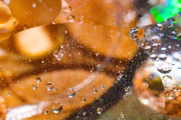 Gekleurde waterbellen — Stockfoto