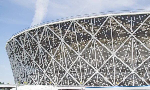 23 de mayo de 2018 Volgogrado, Rusia. Nuevo estadio de fútbol Volgograd Arena . — Foto de Stock