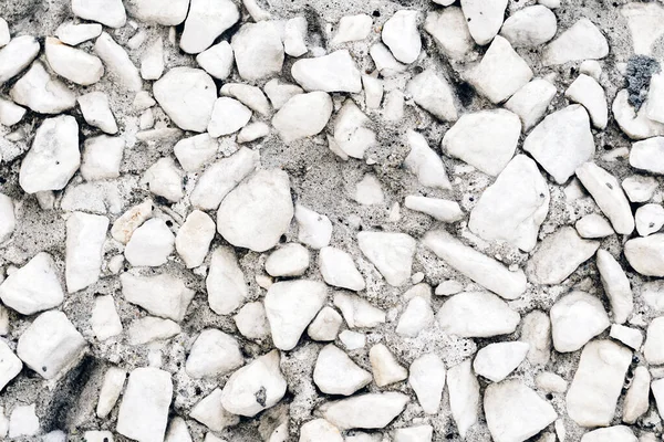 texture of small white stones