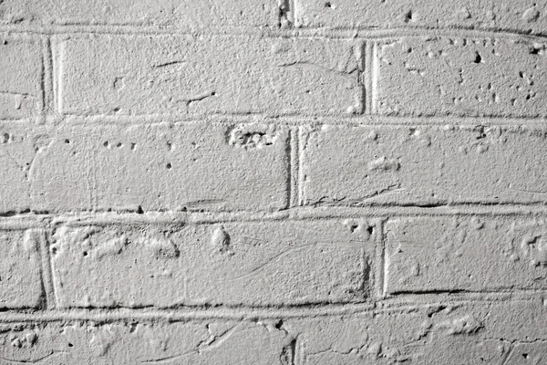 White brick old wall close-up — Stock Photo, Image