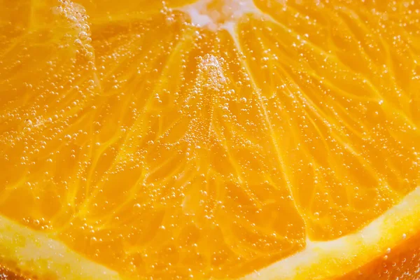 Fruto de laranja macro close-up — Fotografia de Stock