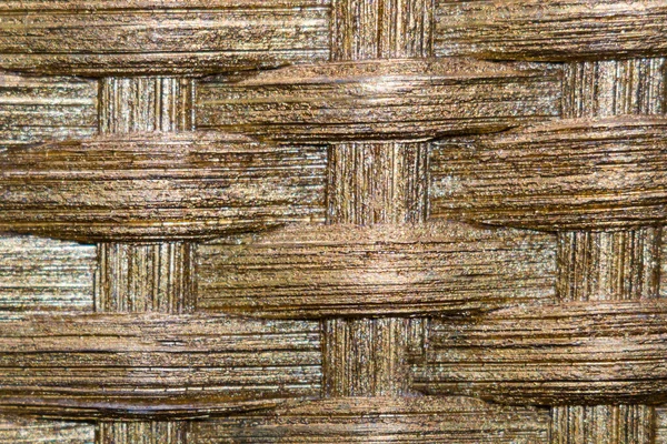 Textura trançada de tecido de ouro — Fotografia de Stock