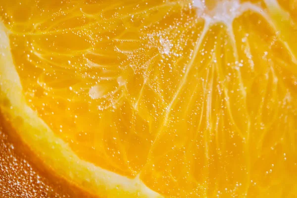 Fruta naranja primer plano macro — Foto de Stock