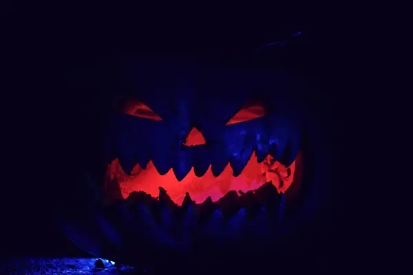 Тыква на Хэллоуин ужас страха — стоковое фото