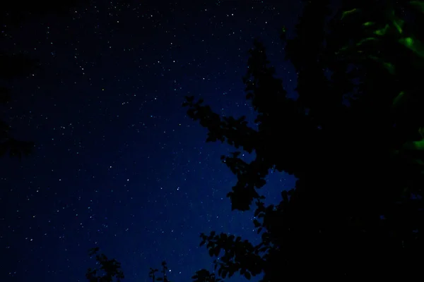 Gwiaździsta noc niebo gwiazdy natura — Zdjęcie stockowe