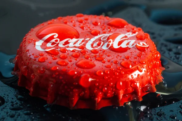 Tyumen Rusia Juni 2020 Logo Coca Cola Adalah Minuman Non — Stok Foto