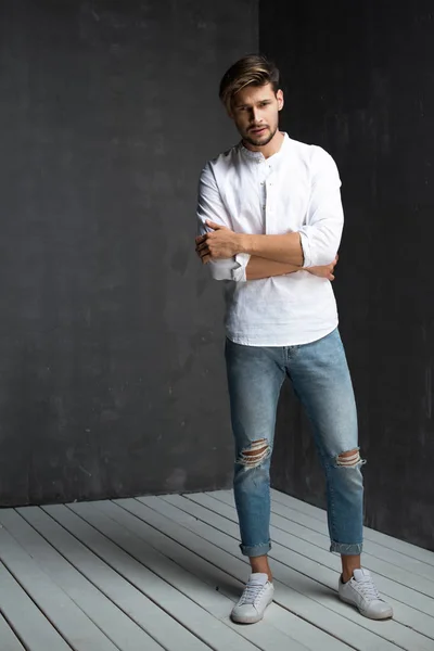 Sexy Men Jeans — Stock Photo, Image