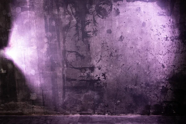 紫色の光で部屋 — ストック写真