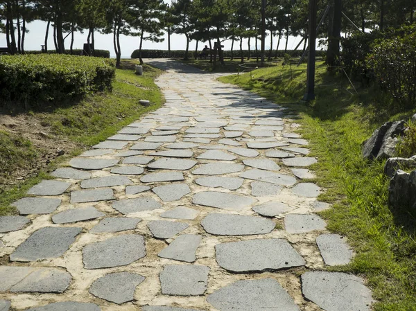 Kozalaklı Park'ta taş yol