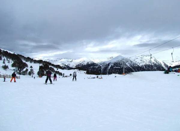 Esquí Andorra Naturaleza Deporte —  Fotos de Stock