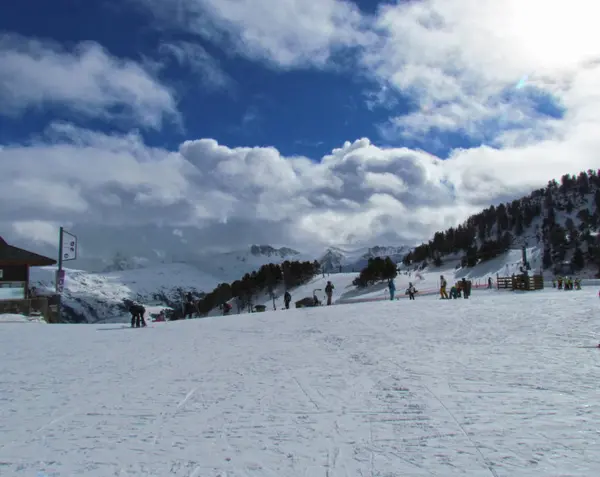 Esquí Andorra Naturaleza Deporte Hermoso Paisaje —  Fotos de Stock