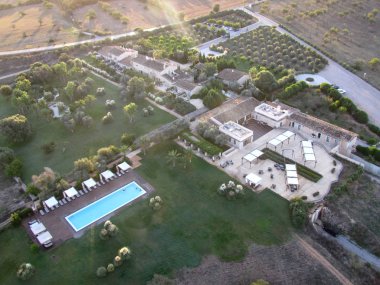 İspanya, Mayorka manzara üzerinde havadan görünümü