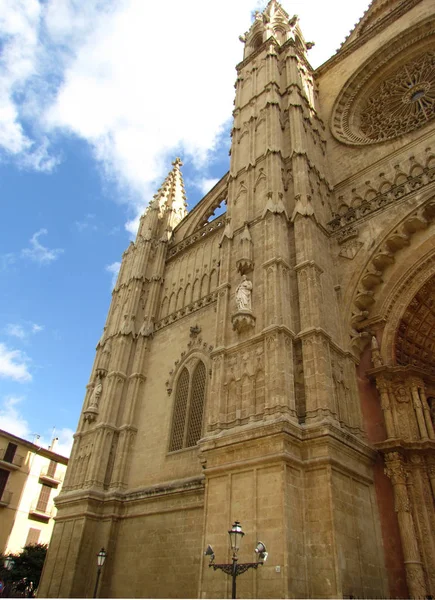 Palma Majorka Hiszpania Katedra Santa Mara — Zdjęcie stockowe