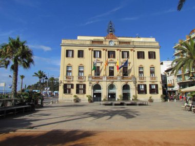İspanya, Lloret de Mar. Güzel hükümet binası