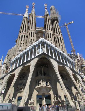 Barcelona, Spain. La Sagrada Familia