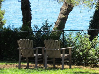 Botanik Bahçesi içinde dinlenme