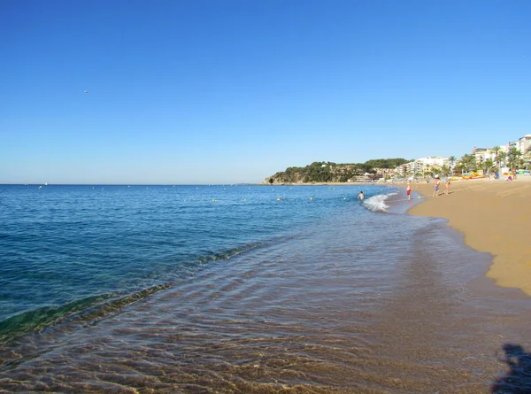 Stranden Lloret Mar Spanien Europa — Stockfoto