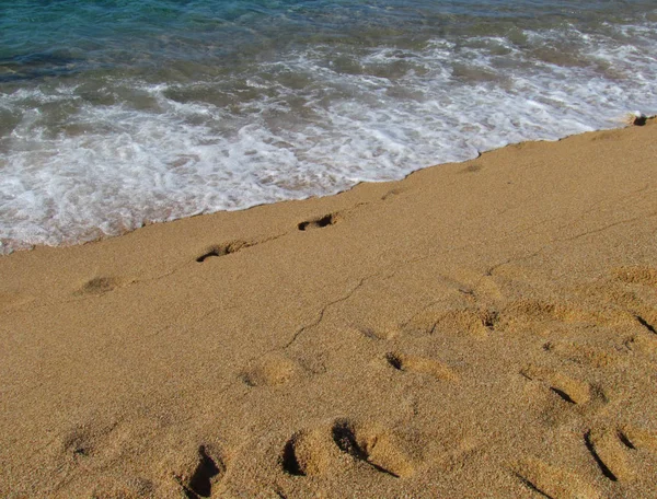 Hermosa Playa Mar Mediterráneo — Foto de Stock