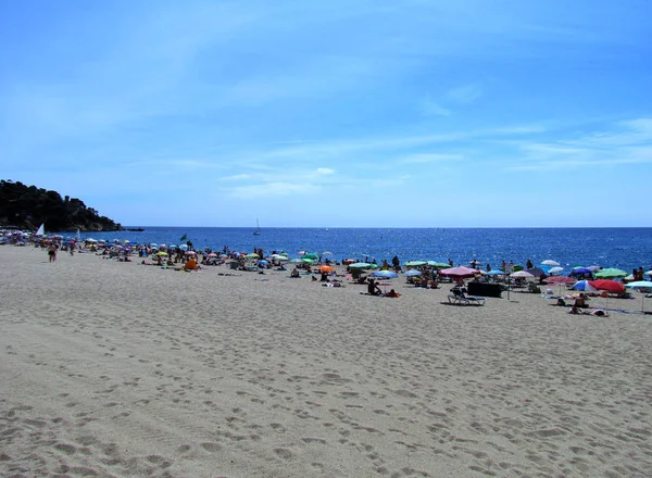 Hermosa Playa Grande España Europa — Foto de Stock