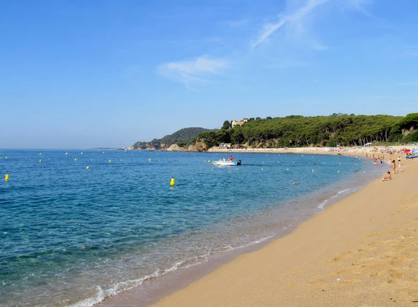 Krásná Pláž Španělsku Evropa — Stock fotografie