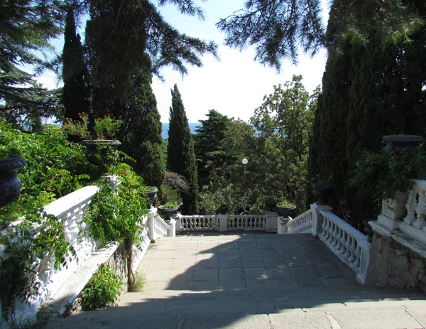 Escaleras Parque Foros Crimea — Foto de Stock