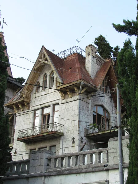 Casa Família Abandonada Crimeia — Fotografia de Stock