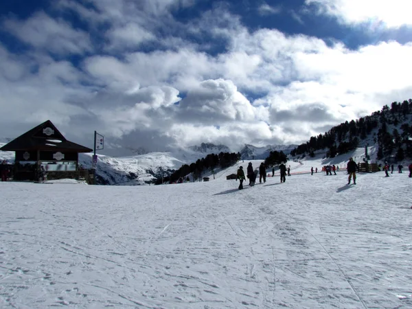 Skigebied — Stockfoto