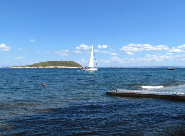 Hermoso paisaje marino en España, Mallorca. — Foto de Stock