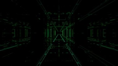 Siyah arkaplan videosundaki soyut tünel yeşili harika bir video. Bu 1920x1080 (HD) video klibi herhangi bir projede arka plan olarak kullanılabilir. Bu görüntüler bir sonraki kurgunda, projende ya da filminde harika görünecek.. 