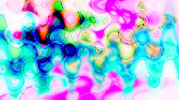 Animated Color Abstraction Stock Video Gran Video Este Video Clip — Vídeos de Stock