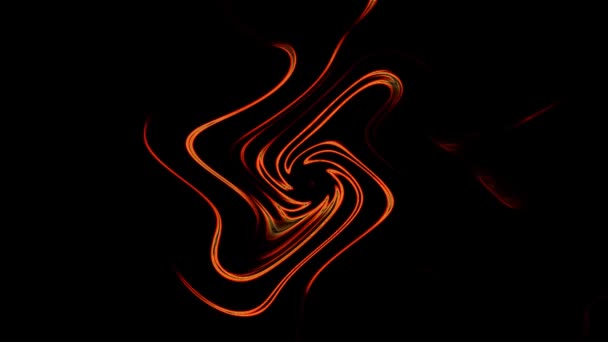 Orange Vortex Black Background Est Excellent Clip Vidéo Clip Vidéo — Video