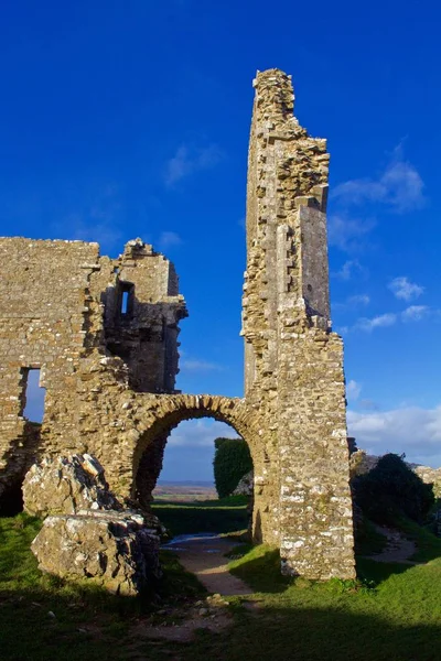 Ruins Archway Corfe Castle — Stock Photo, Image