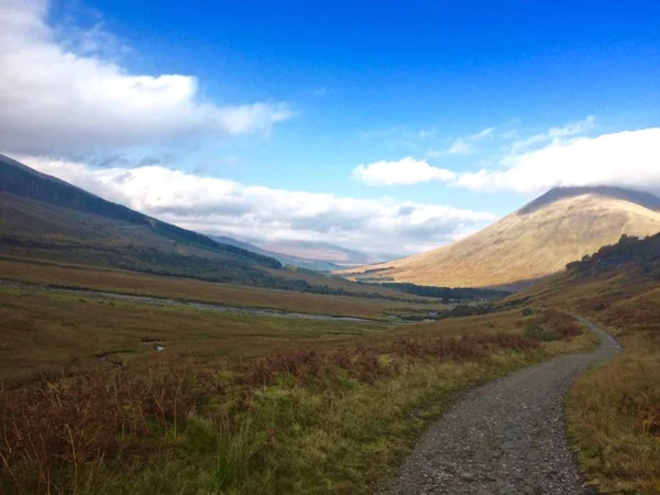 West Highland Way Hiking Trekking Path Trail Στα Highlands Της — Φωτογραφία Αρχείου